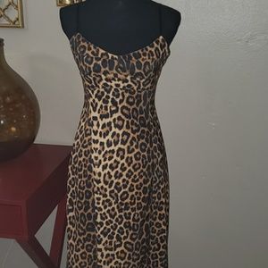 Leopard print dress